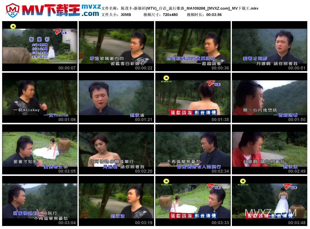 陈茂丰-新娘衫(MTV)_台语_流行歌曲_MA109268